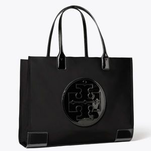 Tory Burch Patent Ella Tote Bag